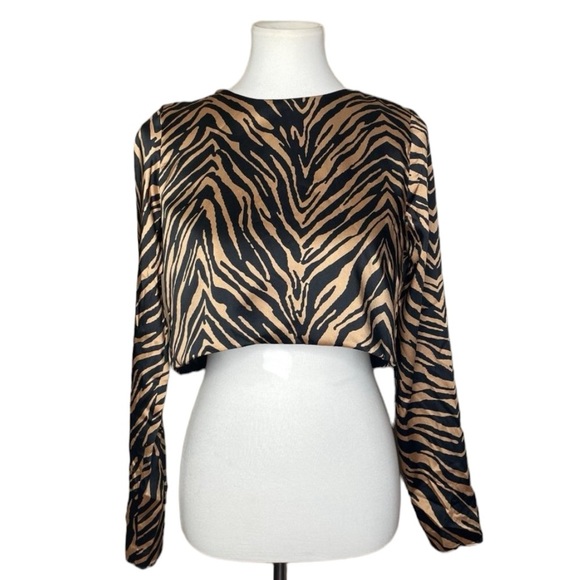 Zara Zebra Blouse - Picture 2 of 10